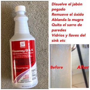 Foamy Q&A ácido desinfectante